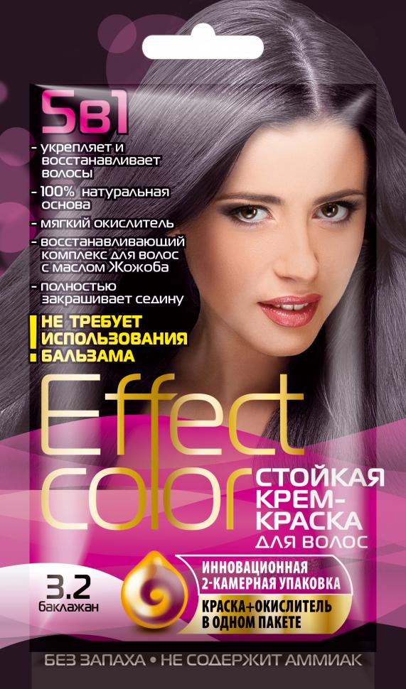 Крем-краска для волос Fitoкосметик Effect Color 3.2 баклажан