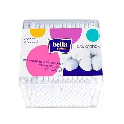 Ватные палочки Bella cotton 200 шт., ПЭТ
