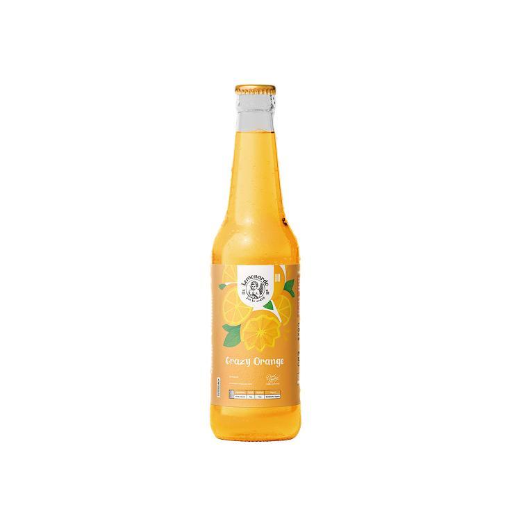 Напиток газированный Lemonardo Lazy Orange апельсин без сахара 330 мл., стекло
