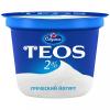 Йогурт Савушкин TEOS Греческий классический 2%, 250 гр., ПЭТ