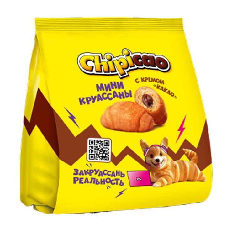 Мини круассаны Chipicao с кремом какао 50 гр., флоу-пак