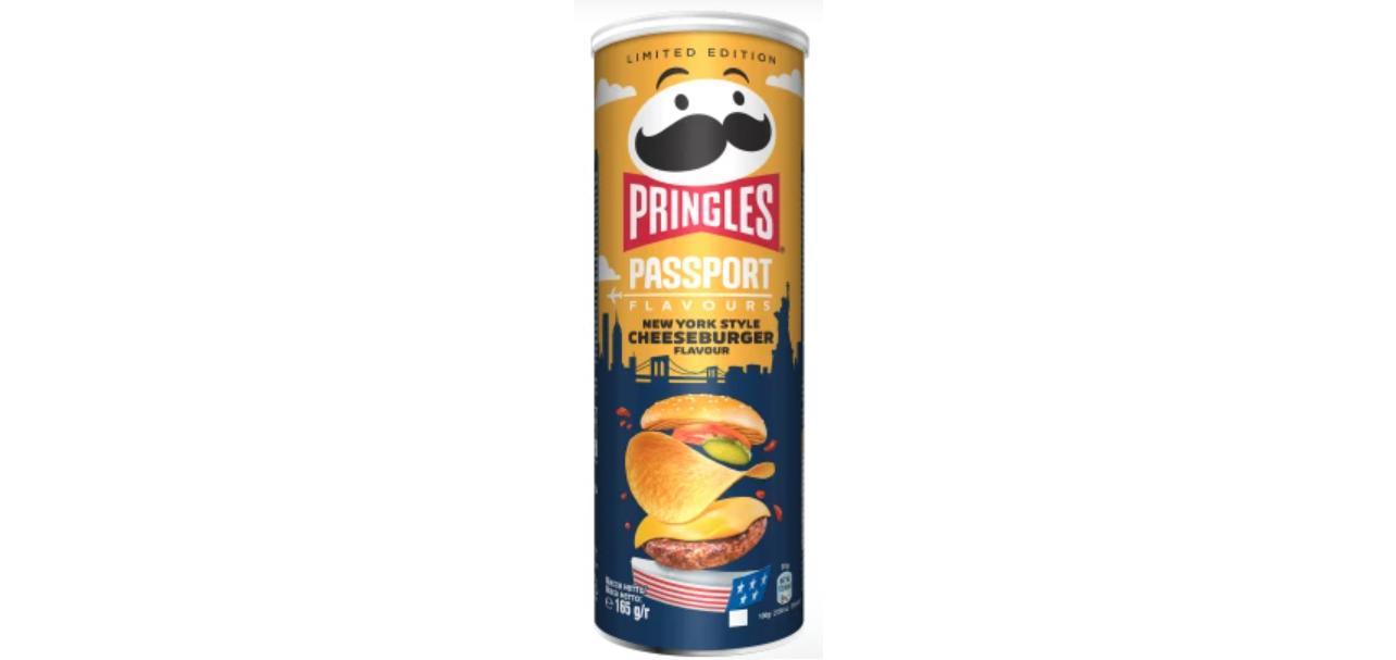 Чипсы Pringles Нью-Йоркский чизбургер 165 гр., туба
