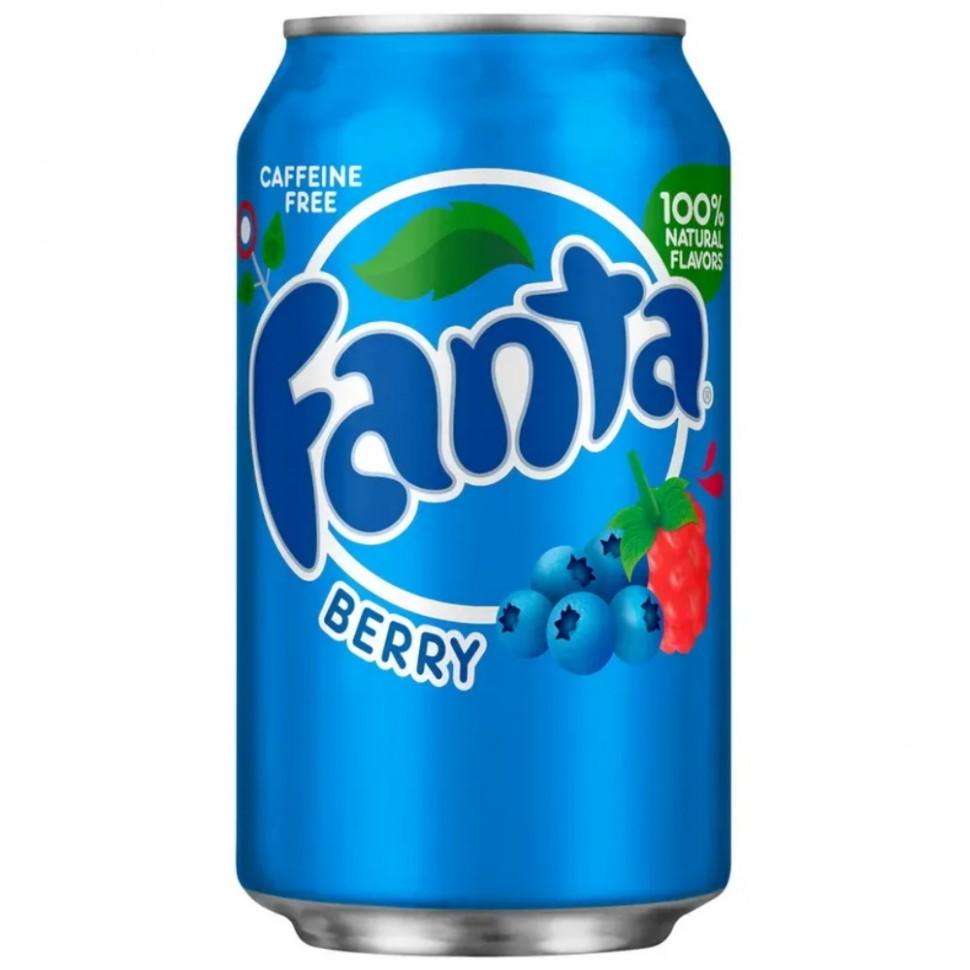 Напиток газированный Fanta Berry 350 мл., ж/б