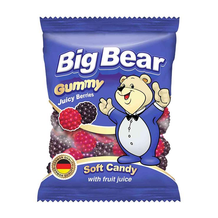 Мармелад жевательный Big Bear Ежевика 80 гр., флоу-пак