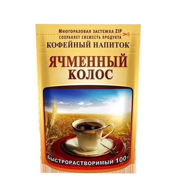 Напиток кофейный Ячменный Колос, 100 гр., дой-пак
