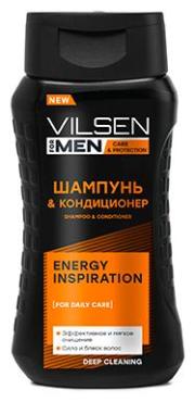 Шампунь и кондиционер 2 в 1, Vilsen, For Men, Energy inspiration 250 мл., пластиковая бутылка