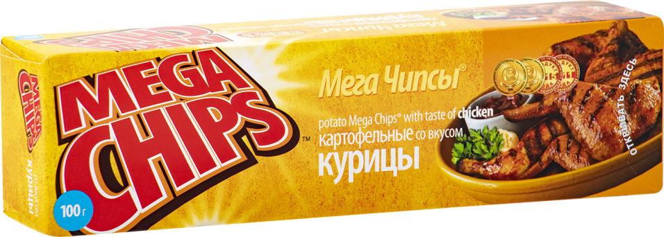 Чипсы Mega Chips Курица 100 гр., картон