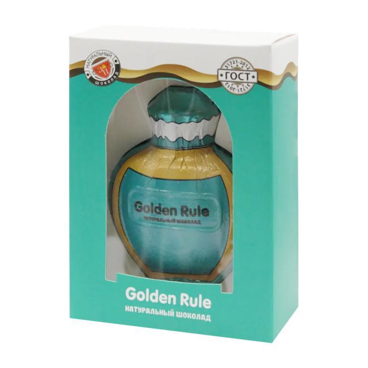 Шоколад фигурный Золотое правило Духи Golden Rule 40 гр., картон