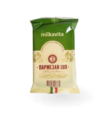 Сыр твердый Milkavita Пармезан 40% 180 гр., флоу-пак