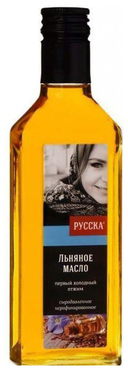 Масло льняное, Русска, 250 гр., стекло