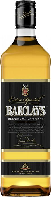 Виски Barclays, 40%, шотландский купажированный, Шотландия, 500 мл., стекло