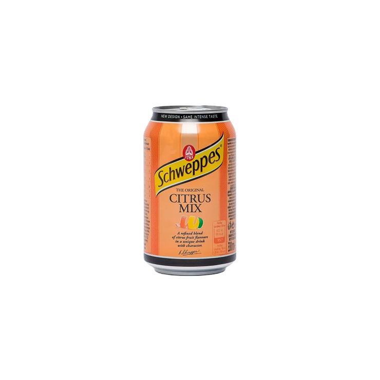 Напиток газированный Schweppes citrus mix 330 мл., ж/б