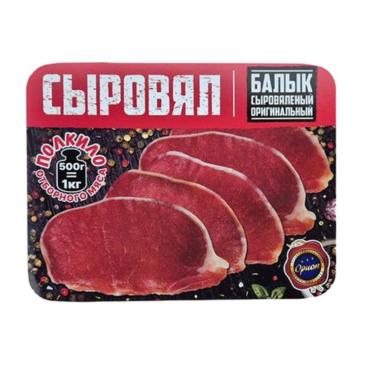 Чипсы мясные Орион Сыровял свинина 500 гр., пластиковая упаковка