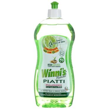 Средство для мытья посуды Winni's C ароматом Лайма и Зеленого Яблока