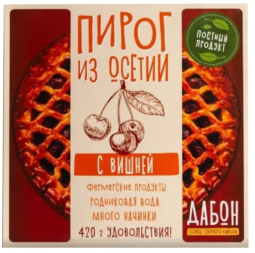 Пирог Дабон Вишня сдобный постный 420 гр., картон
