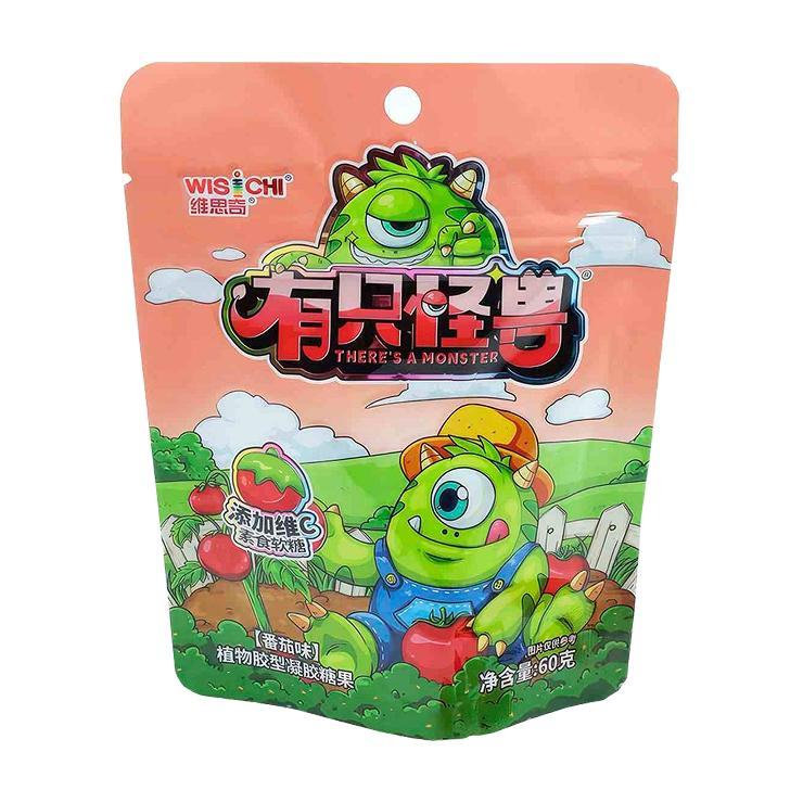 Конфеты жевательные Wisichi томат 60 гр., дой-пак