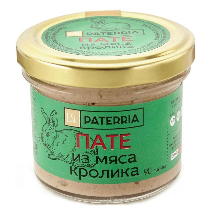 Пате Paterria из печени кролика 90 гр., стекло