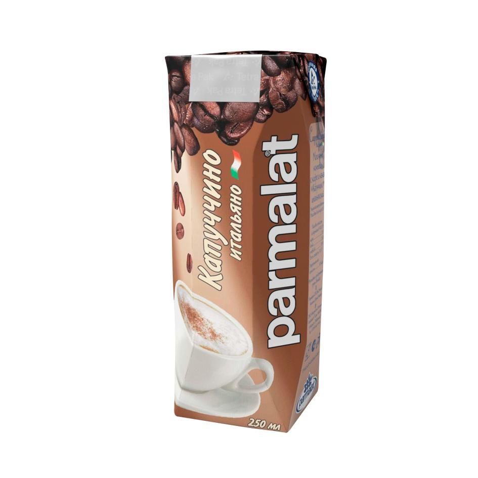 Коктейль молочный Parmalat Капучино 1,5% 250 мл., тетра-пак