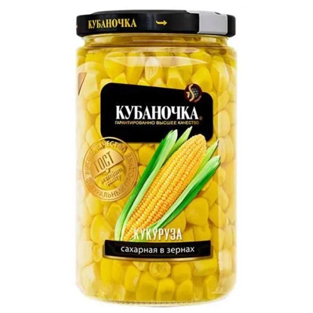 Кукуруза Кубаночка молодая в початках 260 гр., стекло