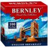 Чай Bernley English Breakfast чёрный 100 пакетиков 200 гр., картон