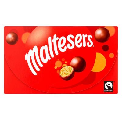 Шарики шоколадные Maltesers 110 гр., картон