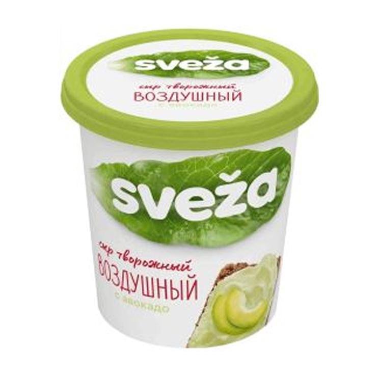 Сыр творожный Sveza воздушный с авокадо 60% 150 гр., пластик