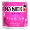 Бумага туалетная Maneki SAKURA 3 слоя 30 м белая с ароматом сакуры, 1 рулон, флоу-пак