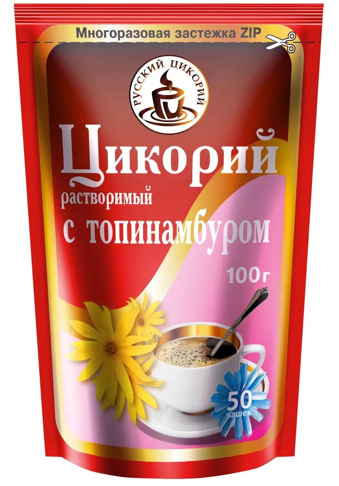 Цикорий растворимый Русский цикорий с топинамбуром 100 гр., дой-пак