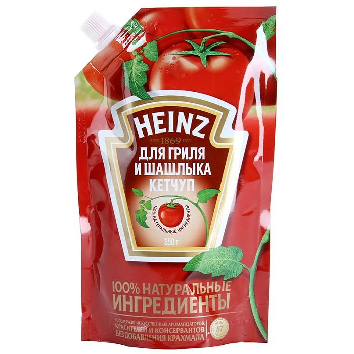 Кетчуп Heinz Шашлычный, 320 гр., дой-пак с дозатором