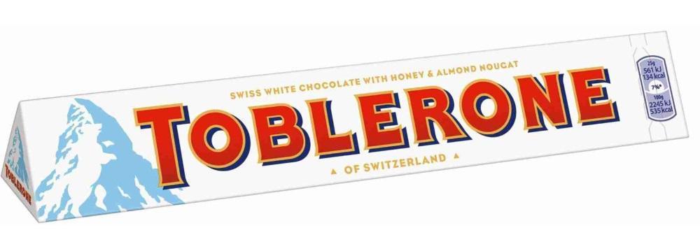 Шоколад Toblerone white 100 гр., картон