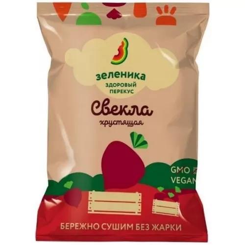 Перекус Зеленика здоровый из свеклы, 30 гр., флоу-пак
