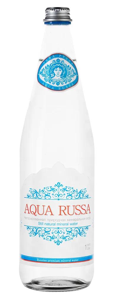 Вода негазированная Aqua Russa минеральная 1 л., стекло