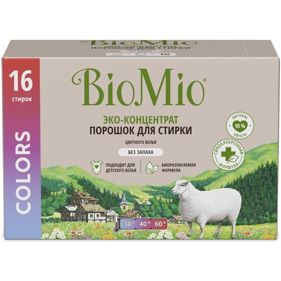 Стиральный порошок Bio Mio Colors&Whites универсальный 500 гр., картон