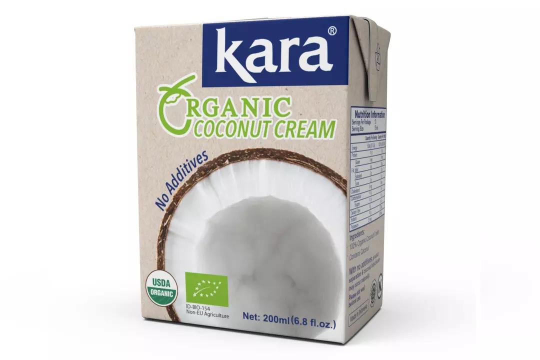 Сливки Kara кокосовое ж 24% 200 мл., тетра-пак