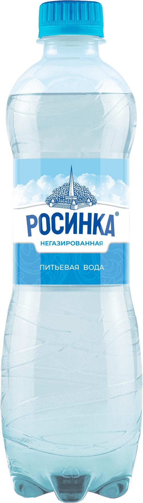 Вода Липецкая Росинка питьевая негазированная, 0,5 л., ПЭТ