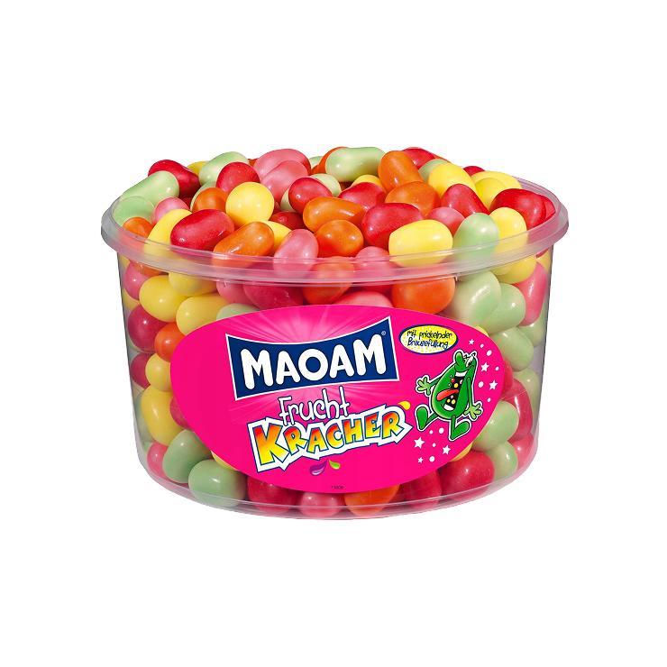 Драже Haribo MAOAM Kracher фрукты 1,2 кг., пластик