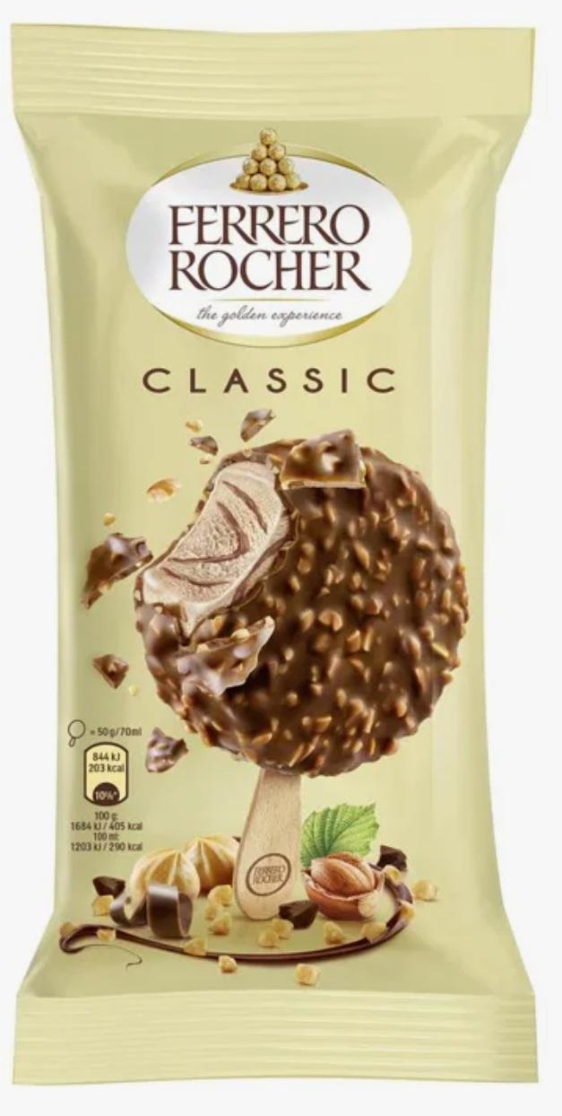 Мороженое Ferrero Rocher эскимо 50 гр., флоу-пак