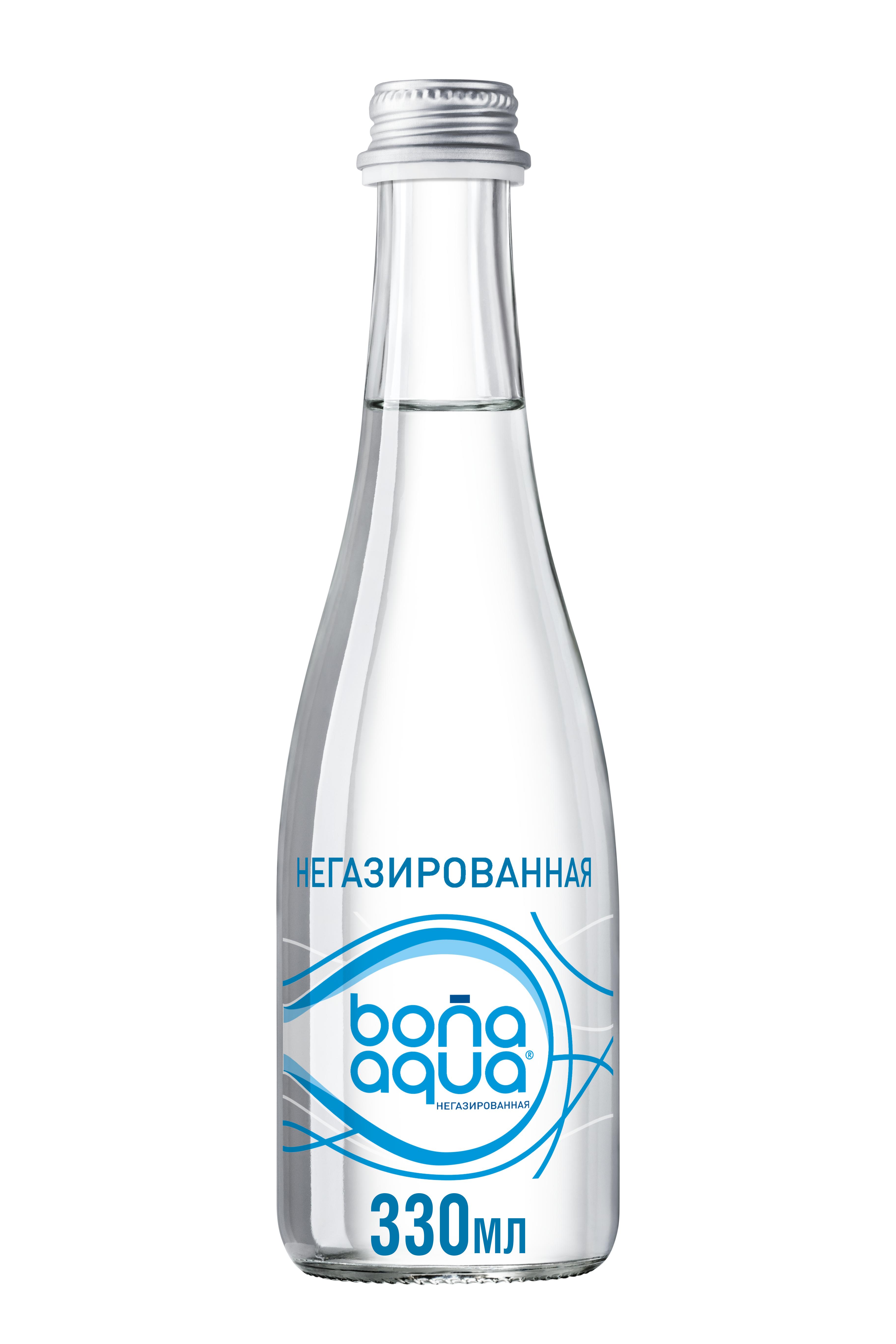 Вода негазированная Bona Aqua 330 мл., стекло