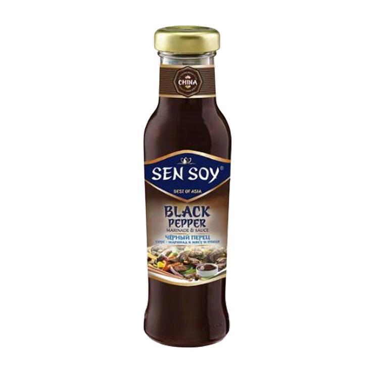 Соус Sen Soy с черным перцем 320 мл., стекло