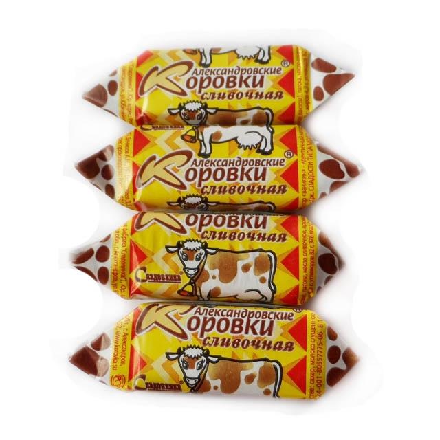 Конфеты Александровские Коровки Ассорти, 6 кг., бумажная упаковка ...