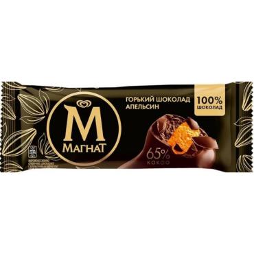 Мороженое Эскимо Горький шоколад и апельсин Магнат, 73 гр., флоу-пак