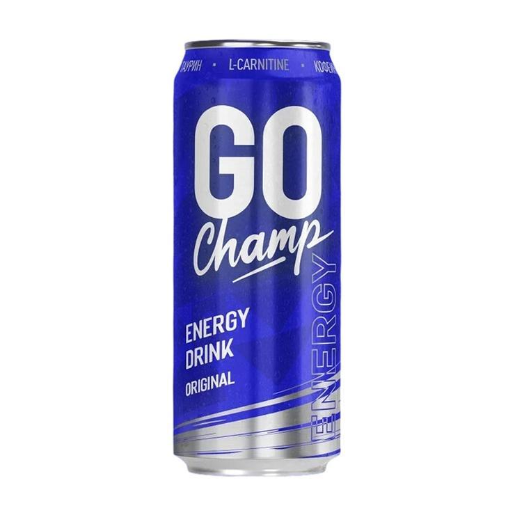 Напиток энергетический Go Champ оригинальный 450 мл., ж/б