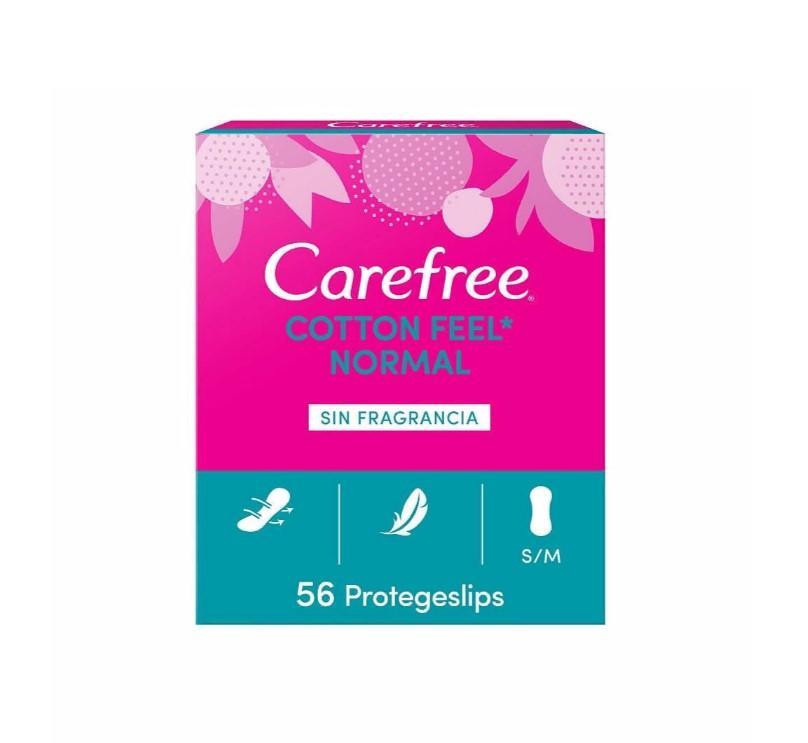 Гигиенические прокладки Carefree Cotton normal 56 шт., картон