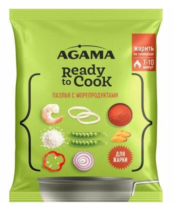 Паэлья Agama с морепродуктами 320 гр., флоу-пак