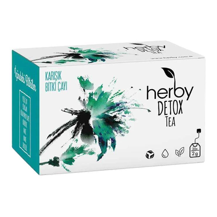Напиток чайный Herby  детокс 20 пакетиков., картон