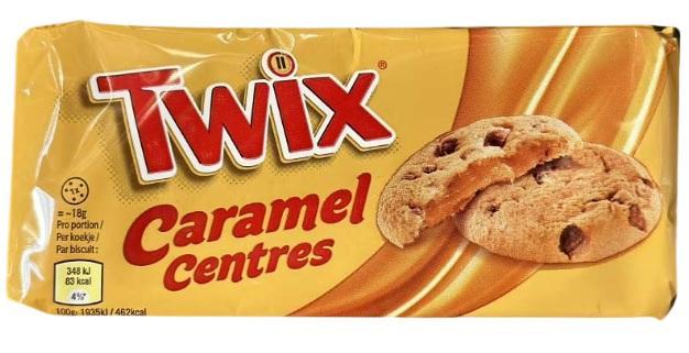 Печенье Twix с карамельным центром 144 гр., флоу-пак