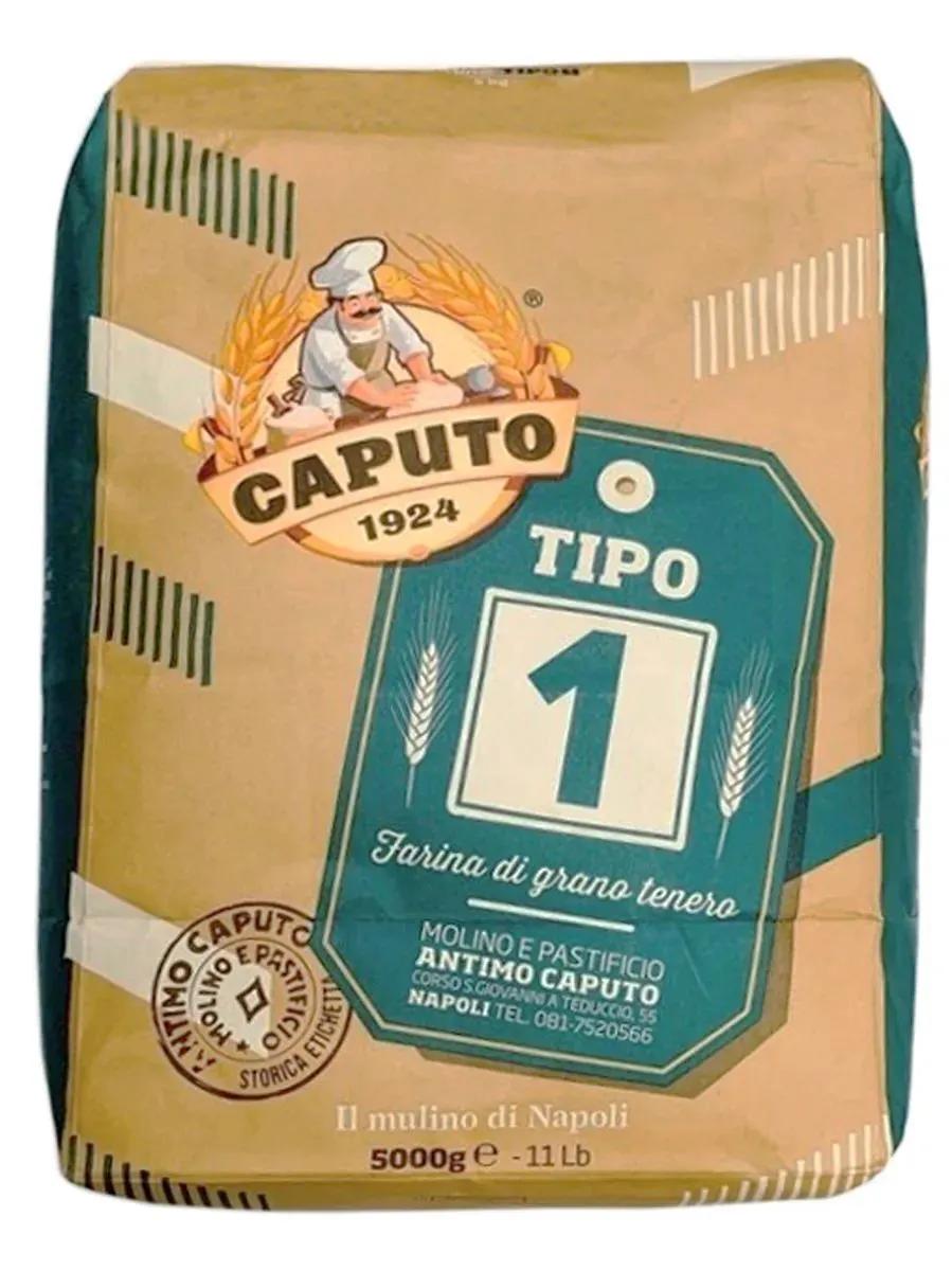 Мука Caputo из мягких сортов пшеницы тип 1, 5 кг., бумажная упаковка