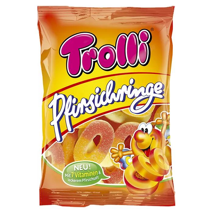 Мармелад Trolli Pfirsichringe 150 гр., флоу-пак