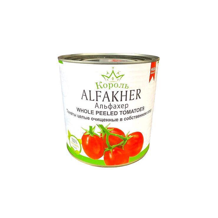 Томаты ALFAKHER целые очищенные 2,5 кг., ж/б
