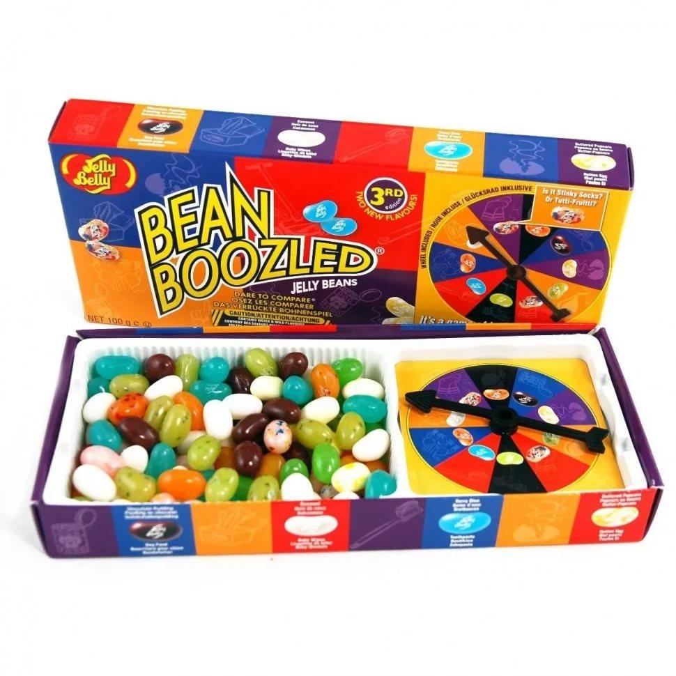 Конфеты Jelly Belly Bean Boozled Game с рулеткой, 100 гр., картон